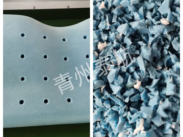 海綿粉碎效果對(duì)比