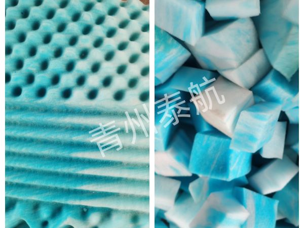 隔音海綿切粒效果對(duì)比